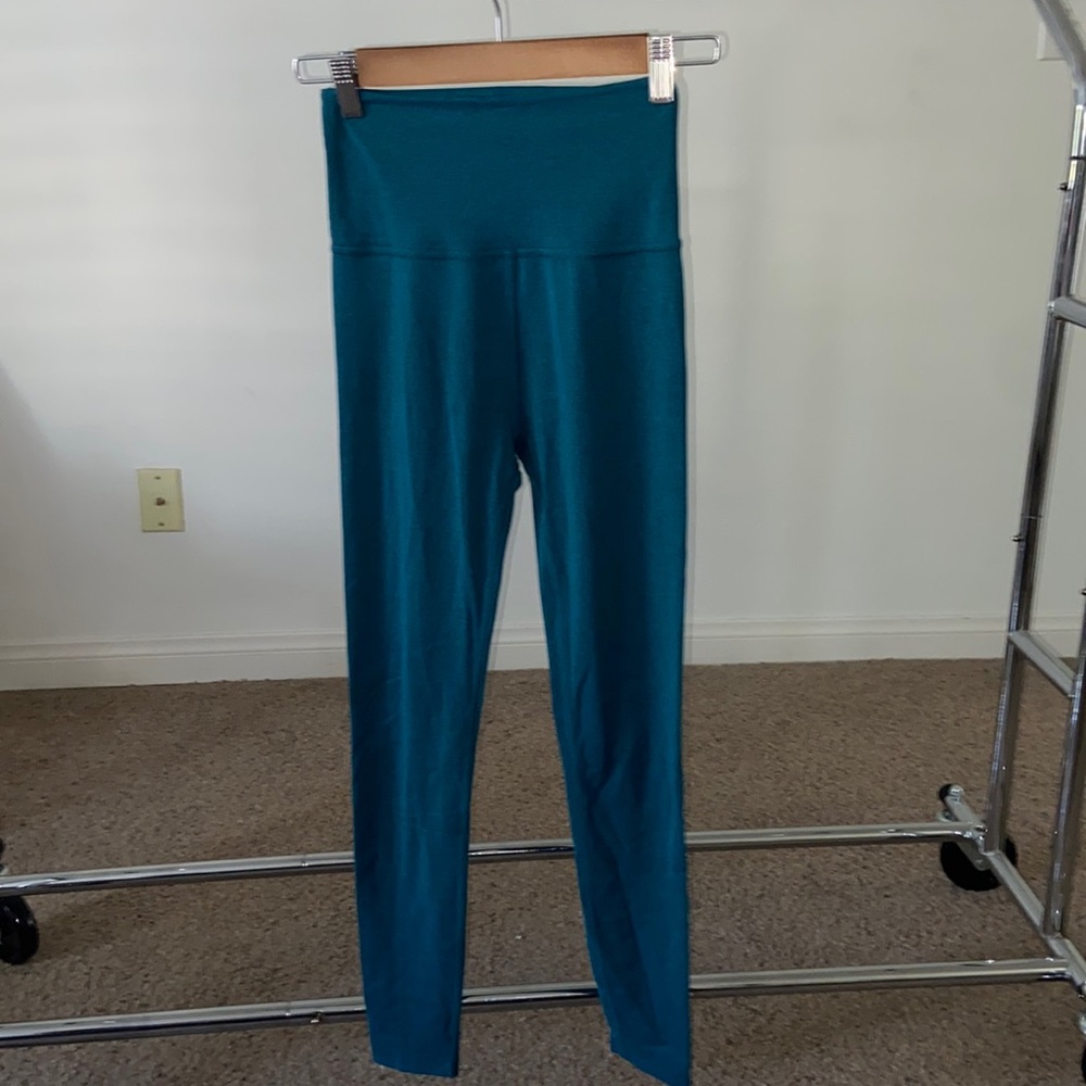 Beyond yoga leggings teal color